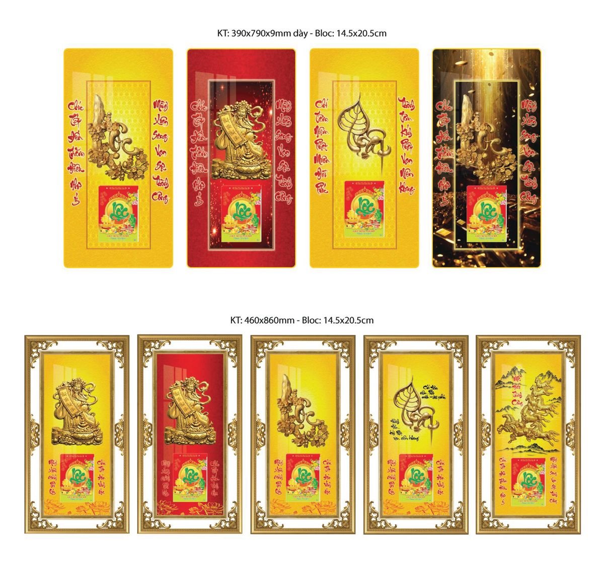 Lịch Bloc Siêu Cực Đại 2027 TDM95 Bộ Quà Tặng Doanh Nghiệp Thủy Tinh & Lịch