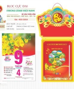 Lịch Bloc Cực Đại 2027 TD Mẫu TD11 (29 x 41 cm) Bộ Quà Tặng Doanh Nghiệp Thủy Tinh & Lịch in logo doanh nghiệp quà tặng Tết tại Quà Tặng Thủy Tinh VN