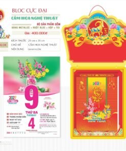 Lịch Bloc Cực Đại 2027 TD Mẫu TD13 (29 x 41 cm) Bộ Quà Tặng Doanh Nghiệp Thủy Tinh & Lịch in logo doanh nghiệp quà tặng Tết tại Quà Tặng Thủy Tinh VN
