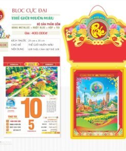 Lịch Bloc Cực Đại 2027 TD Mẫu TD17 (29 x 41 cm) Bộ Quà Tặng Doanh Nghiệp Thủy Tinh & Lịch in logo doanh nghiệp quà tặng Tết tại Quà Tặng Thủy Tinh VN