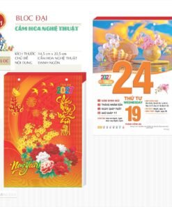 Lịch Bloc 2027 TD Mẫu TD31 (29 x 41 cm) Bộ Quà Tặng Doanh Nghiệp Thủy Tinh & Lịch in logo doanh nghiệp quà tặng Tết tại Quà Tặng Thủy Tinh VN