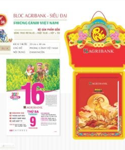 Lịch Bloc Siêu Đại 2027 TD Mẫu TD36 (20 x 30 cm) Bộ Quà Tặng Doanh Nghiệp Thủy Tinh & Lịch in logo doanh nghiệp quà tặng Tết tại Quà Tặng Thủy Tinh VN