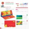 Lịch Để Bàn 2027 TD Mẫu TD43 (14 x 24cm) Bộ Quà Tặng Doanh Nghiệp Thủy Tinh & Lịch in logo doanh nghiệp quà tặng Tết tại Quà Tặng Thủy Tinh VN