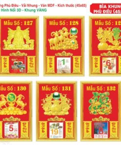 Lịch Bìa Treo 2027 TS Mẫu TS-48 (45 x 65 cm) Bộ Quà Tặng Doanh Nghiệp Thủy Tinh & Lịch