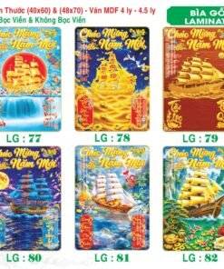Lịch Bìa Treo 2027 TS Mẫu TS-70 (40 x 60 cm) Bộ Quà Tặng Doanh Nghiệp Thủy Tinh & Lịch