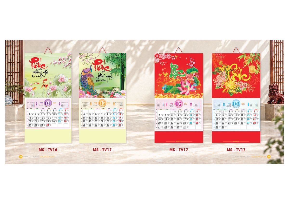 Lịch Bloc Cực Đại 2027 TV11 Bộ Quà Tặng Doanh Nghiệp Thủy Tinh & Lịch