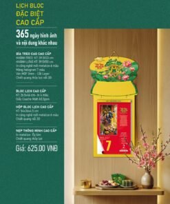 Lịch Bìa Treo 2027 VHVN Mẫu VHVN 04 (54 x 36 cm) Bộ Quà Tặng Doanh Nghiệp Thủy Tinh & Lịch in logo - Quà Tặng Thủy Tinh