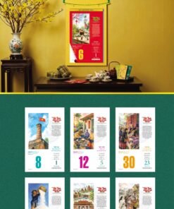 Lịch Bloc 2027 VHVN Mẫu VHVN 05 (29 x 41 cm) Bộ Quà Tặng Doanh Nghiệp Thủy Tinh & Lịch in logo - Quà Tặng Thủy Tinh