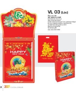 Lịch Bloc Cực Đại 2027 VL Mẫu VL03 (25 x 35cm) Bộ Quà Tặng Doanh Nghiệp Thủy Tinh & Lịch in logo doanh nghiệp quà tặng Tết tại Quà Tặng Thủy Tinh VN
