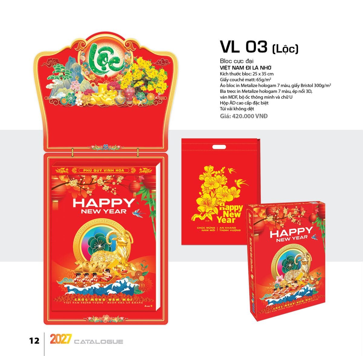 Lịch Bloc Cực Đại 2027 VL Mẫu VL03 (25 x 35cm) Bộ Quà Tặng Doanh Nghiệp Thủy Tinh & Lịch Lịch Bloc Cực Đại 2027 VL Mẫu VL03 (25 x 35cm) Bộ Quà Tặng Doanh Nghiệp Thủy Tinh & Lịch in logo doanh nghiệp quà tặng Tết tại Quà Tặng Thủy Tinh VN