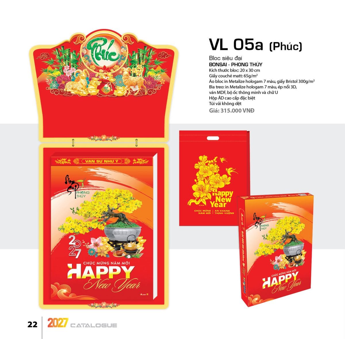 Lịch Bloc Siêu Đại 2027 VL Mẫu VL05A (20 x 30cm) Bộ Quà Tặng Doanh Nghiệp Thủy Tinh & Lịch Lịch Bloc Siêu Đại 2027 VL Mẫu VL05A (20 x 30cm) Bộ Quà Tặng Doanh Nghiệp Thủy Tinh & Lịch in logo doanh nghiệp quà tặng Tết tại Quà Tặng Thủy Tinh VN