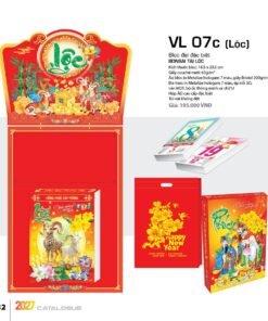Lịch Bloc Đại Đặc Biệt 2027 VL Mẫu VL07C (29 x 41 cm) Bộ Quà Tặng Doanh Nghiệp Thủy Tinh & Lịch in logo doanh nghiệp quà tặng Tết tại Quà Tặng Thủy Tinh VN