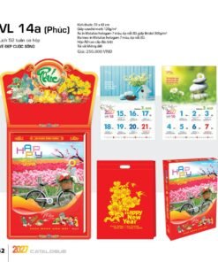 Lịch 52 Tuần 2027 VL Mẫu VL15 (31 x 42 cm) Bộ Quà Tặng Doanh Nghiệp Thủy Tinh & Lịch in logo doanh nghiệp quà tặng Tết tại Quà Tặng Thủy Tinh VN