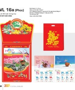 Lịch 52 Tuần 2027 VL Mẫu VL17 (31 x 42cm) Bộ Quà Tặng Doanh Nghiệp Thủy Tinh & Lịch in logo doanh nghiệp quà tặng Tết tại Quà Tặng Thủy Tinh VN