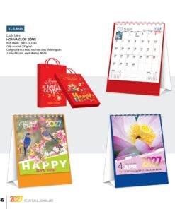 Lịch Để Bàn 2027 VL Mẫu VLLB05 (16 x 24 cm) Bộ Quà Tặng Doanh Nghiệp Thủy Tinh & Lịch in logo doanh nghiệp quà tặng Tết tại Quà Tặng Thủy Tinh VN