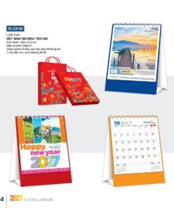 Lịch Bloc 2027 VL Mẫu VLLB08 (29 x 41 cm) Bộ Quà Tặng Doanh Nghiệp Thủy Tinh & Lịch in logo doanh nghiệp quà tặng Tết tại Quà Tặng Thủy Tinh VN