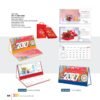 Lịch Bàn Chữ M (Có Note 52 Tuần) 2027 VL Mẫu VLLB09 (24 x 11cm) Bộ Quà Tặng Doanh Nghiệp Thủy Tinh & Lịch in logo doanh nghiệp quà tặng Tết tại Quà Tặng Thủy Tinh VN